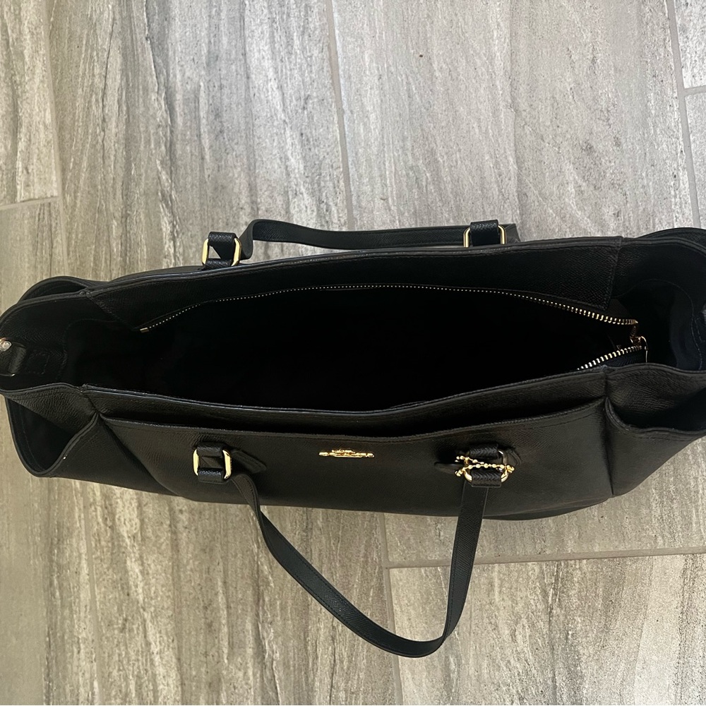 Coach black diaper bag - Picture 2 of 6